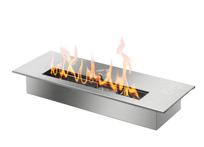 13” Stainless Steel Ethanol Fireplace Burner Insert