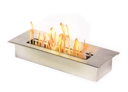13” Stainless Steel Ethanol Fireplace Burner Insert