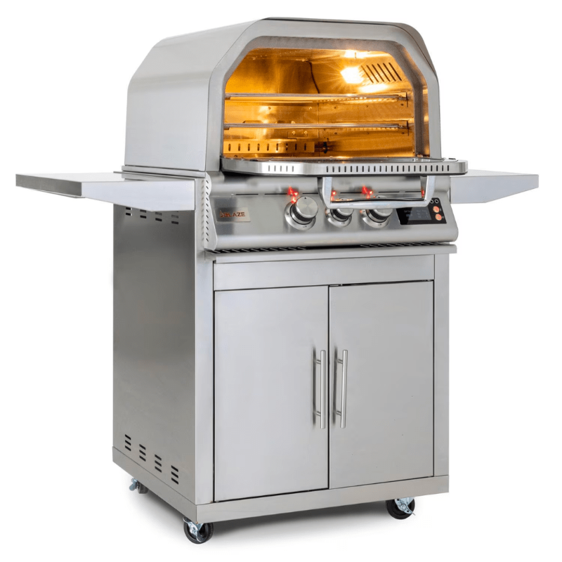 Blaze 26-Inch Gas Outdoor Pizza Oven With Rotisserie