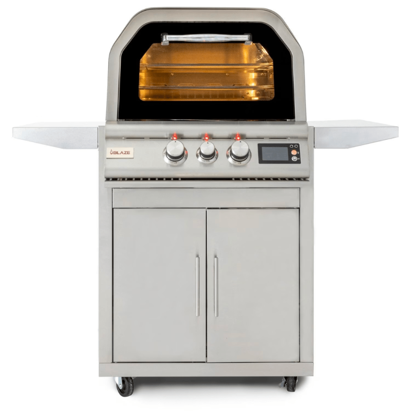 Blaze 26-Inch Gas Outdoor Pizza Oven With Rotisserie