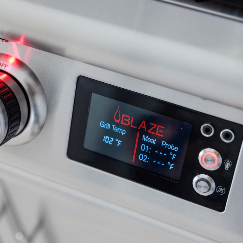 Blaze 26-Inch Gas Outdoor Pizza Oven With Rotisserie