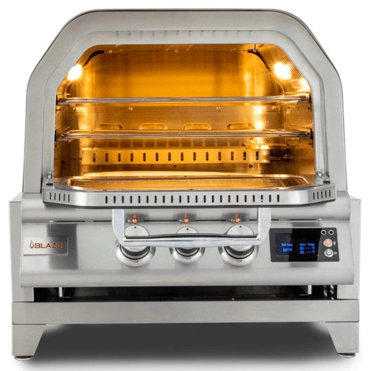 Blaze 26-Inch Gas Outdoor Pizza Oven With Rotisserie