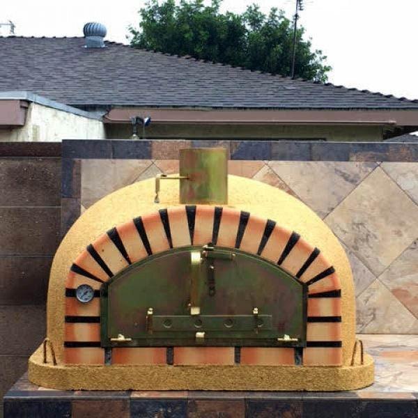 Authentic Handcrafted Portuguese Brick Wood Fired Oven for Outdoor Pizza