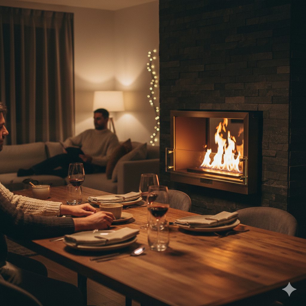 The Bio Flame 38″ Firebox (Double-Sided)
