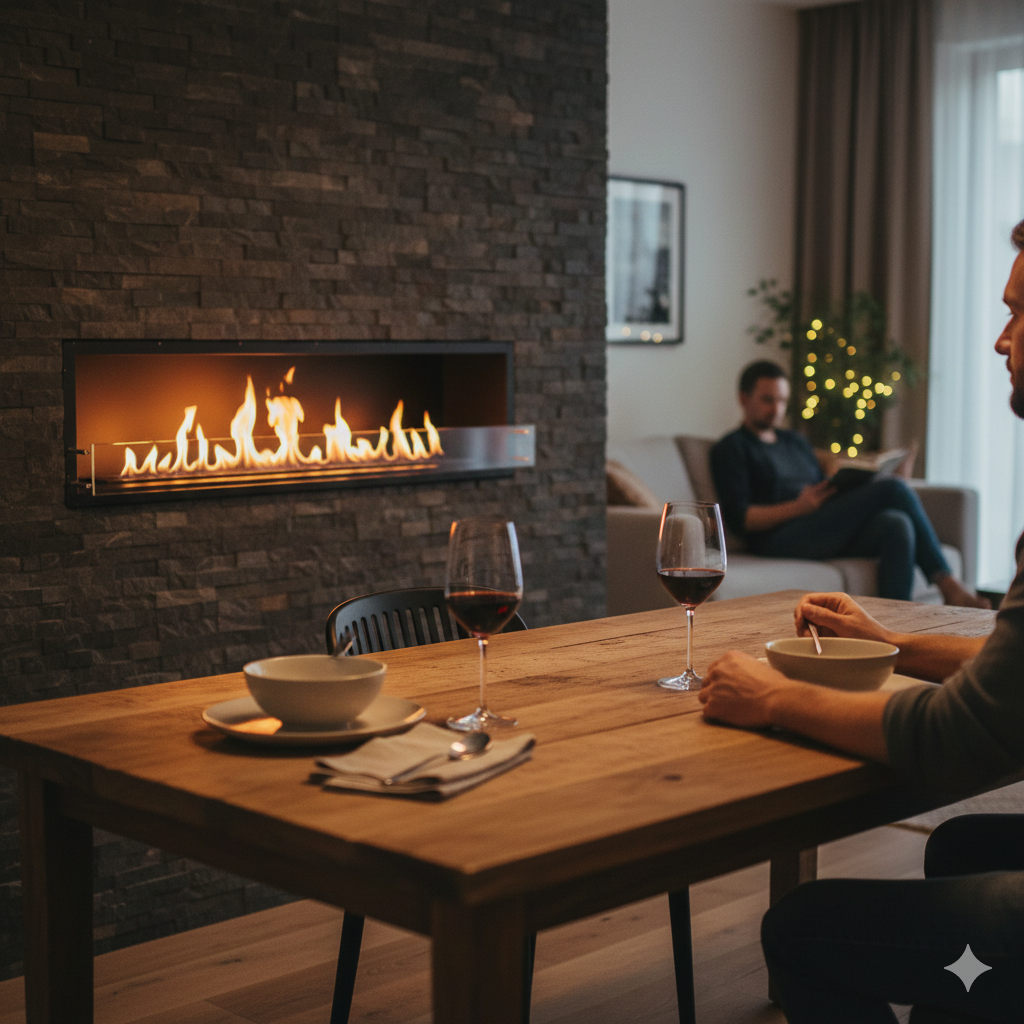 60" Firebox SS (48 Manual, Stainless Steel, Spacer Mount Glass)