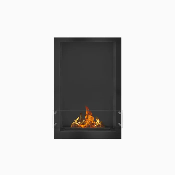 24" Firebox SS (16 Manual, Stainless Steel, Spacer Mount Glass)
