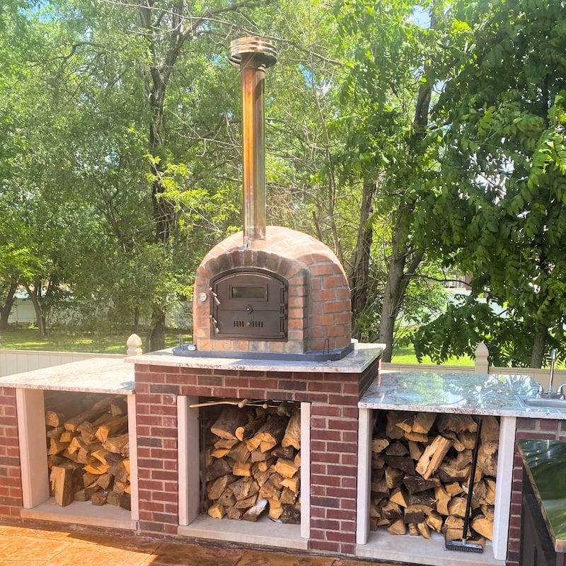 Lisboa PREMIUM Rustic Brick Pizza Oven