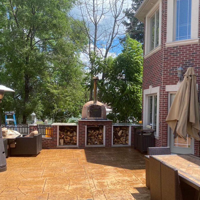 Lisboa PREMIUM Rustic Brick Pizza Oven