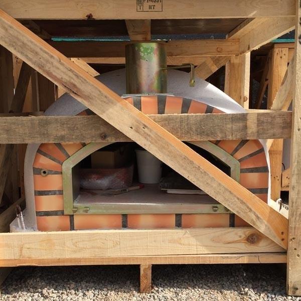 Authentic Pizzaioli Wood Fired Brick Pizza Oven for Outdoor Backyard Cooking