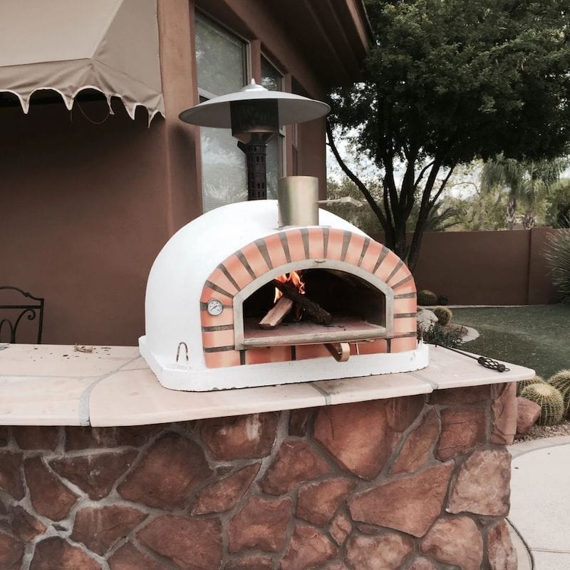 Authentic Handcrafted Portuguese Brick Wood Fired Oven for Outdoor Pizza