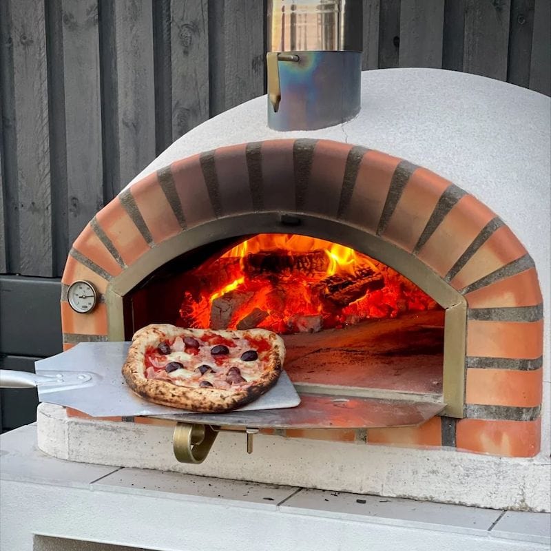Authentic Pizzaioli Wood Fired Brick Pizza Oven for Outdoor Backyard Cooking