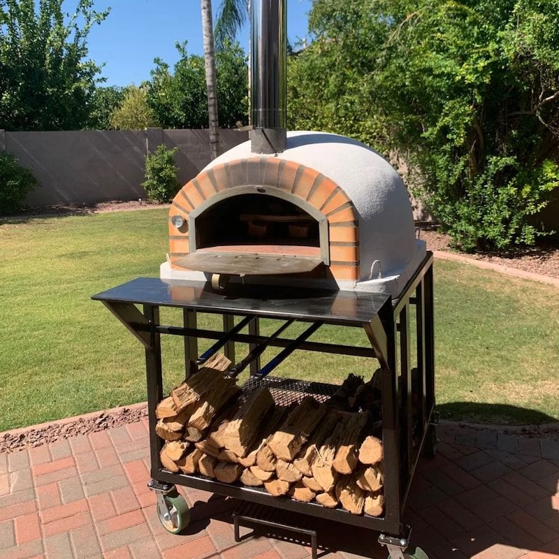 Authentic Handcrafted Portuguese Brick Wood Fired Oven for Outdoor Pizza