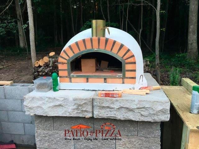 Authentic Pizzaioli Wood Fired Brick Pizza Oven for Outdoor Backyard Cooking