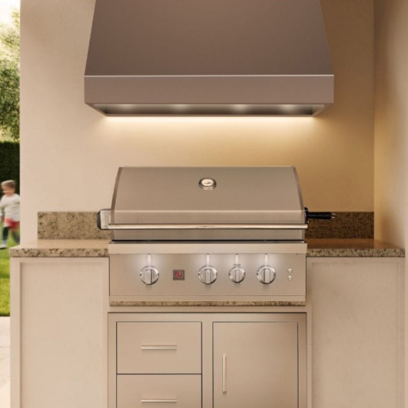 Summerset TRL PRO 32" 3-Burner Freestanding Grill with Infrared Rear Burner