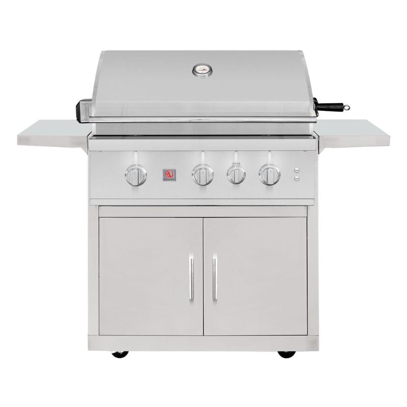 Summerset TRL PRO 32" 3-Burner Freestanding Grill with Infrared Rear Burner