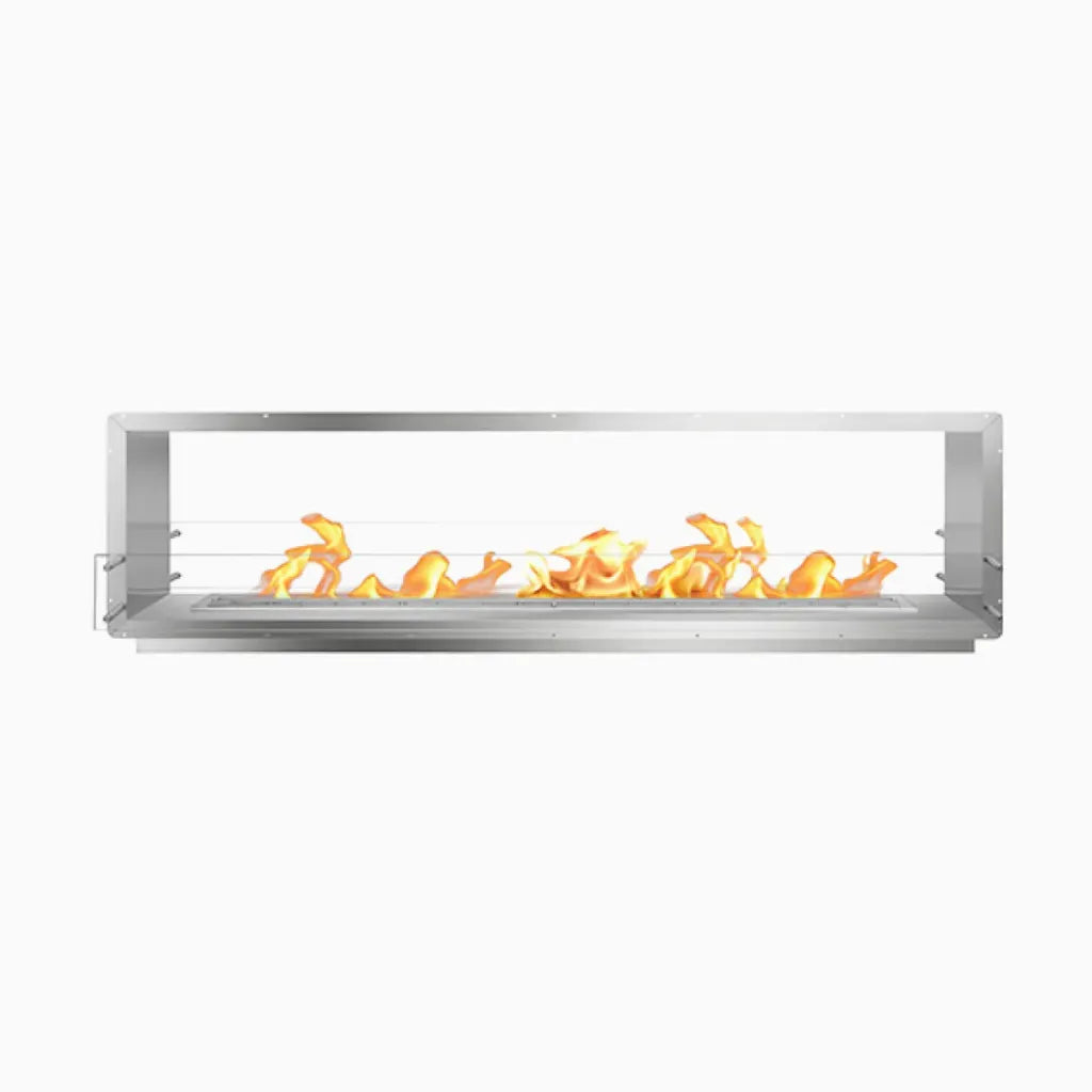 60" Firebox SS (48 Manual, Stainless Steel, Flush Mount Glass)