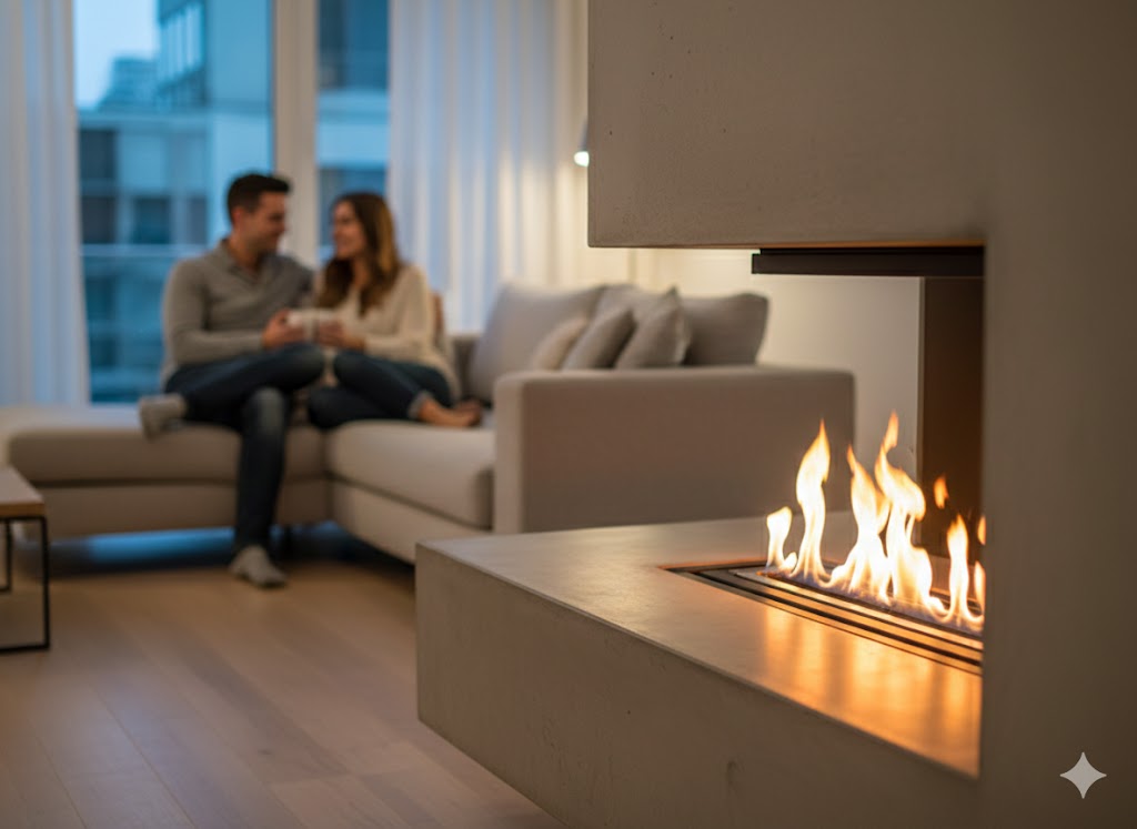 13” Stainless Steel Ethanol Fireplace Burner Insert
