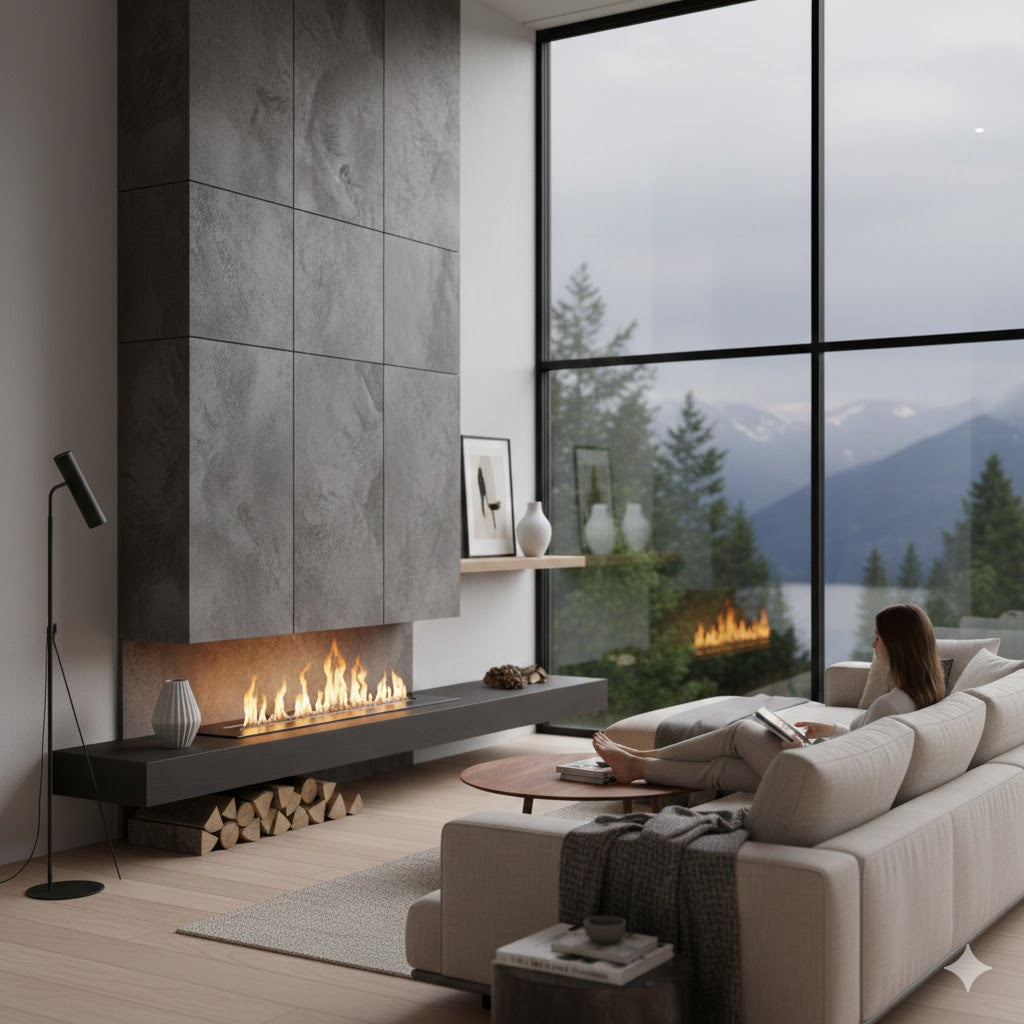30" Smart Water Vapor Fireplace