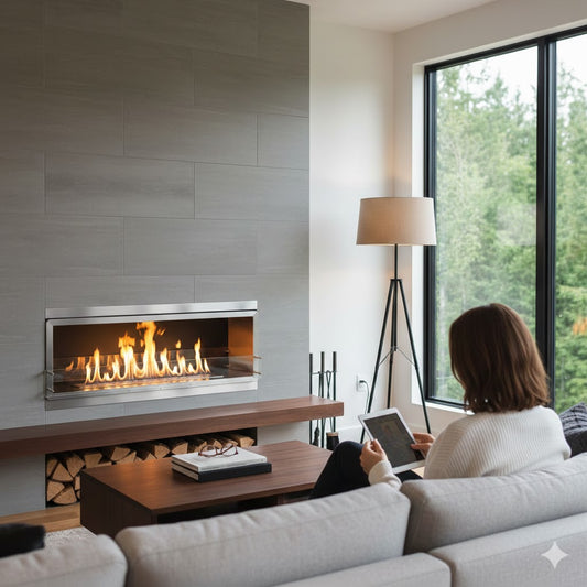 18” Smart Water Vapor Fireplace