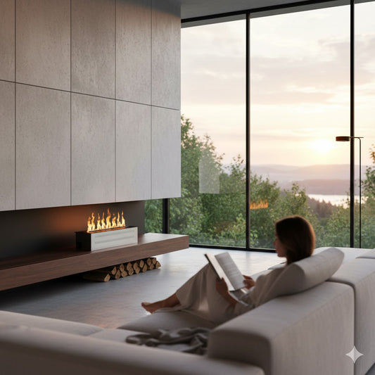 48" Smart Water Vapor Fireplace