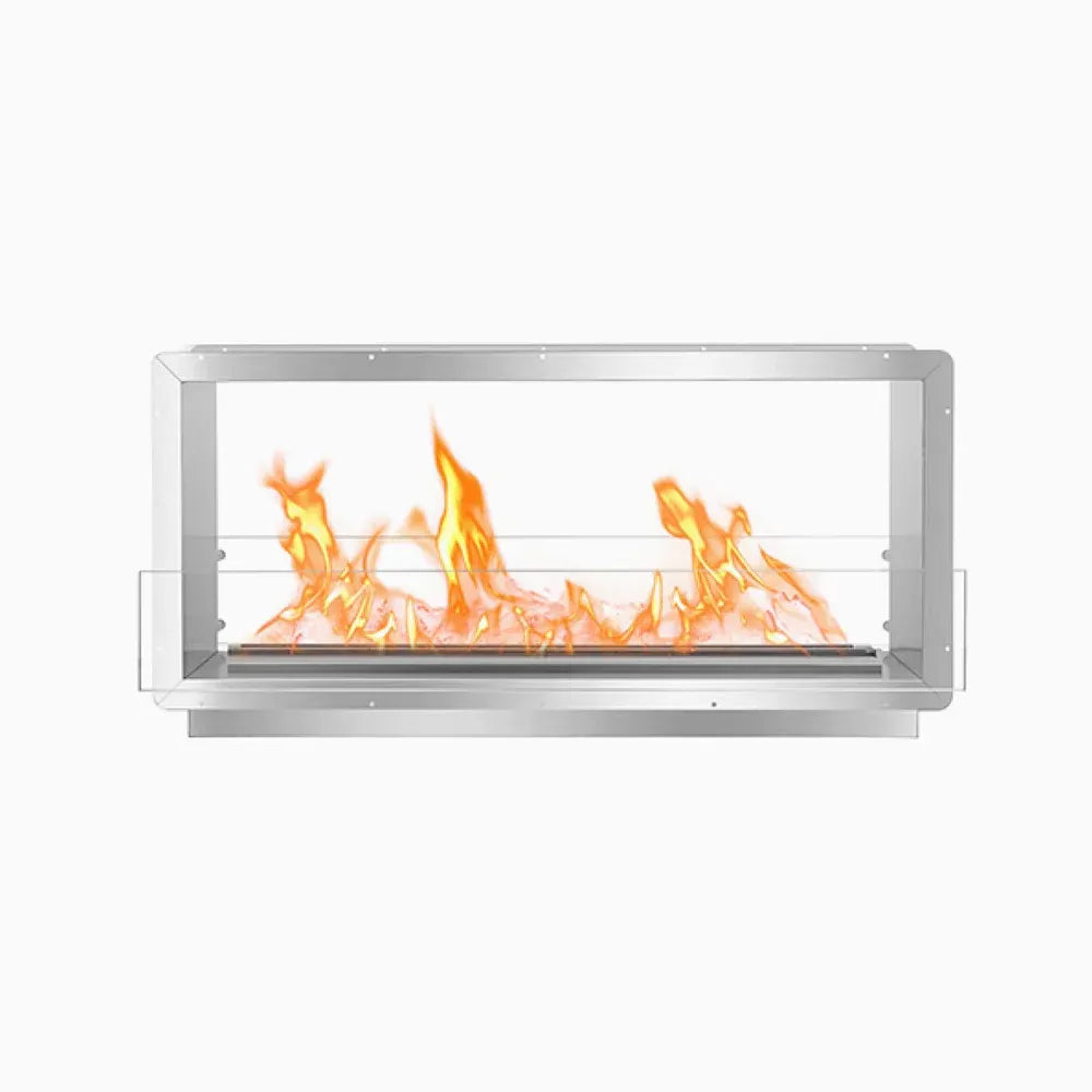 XL Firebox SS (38 Manual, Stainless Steel, Flush Mount Glass)