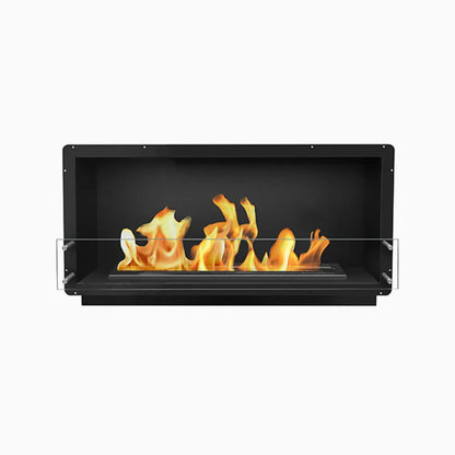 Bio Flame XL Firebox Ethanol Fireplace SKU FB-SS-XL-38M-Silver-Spacer
